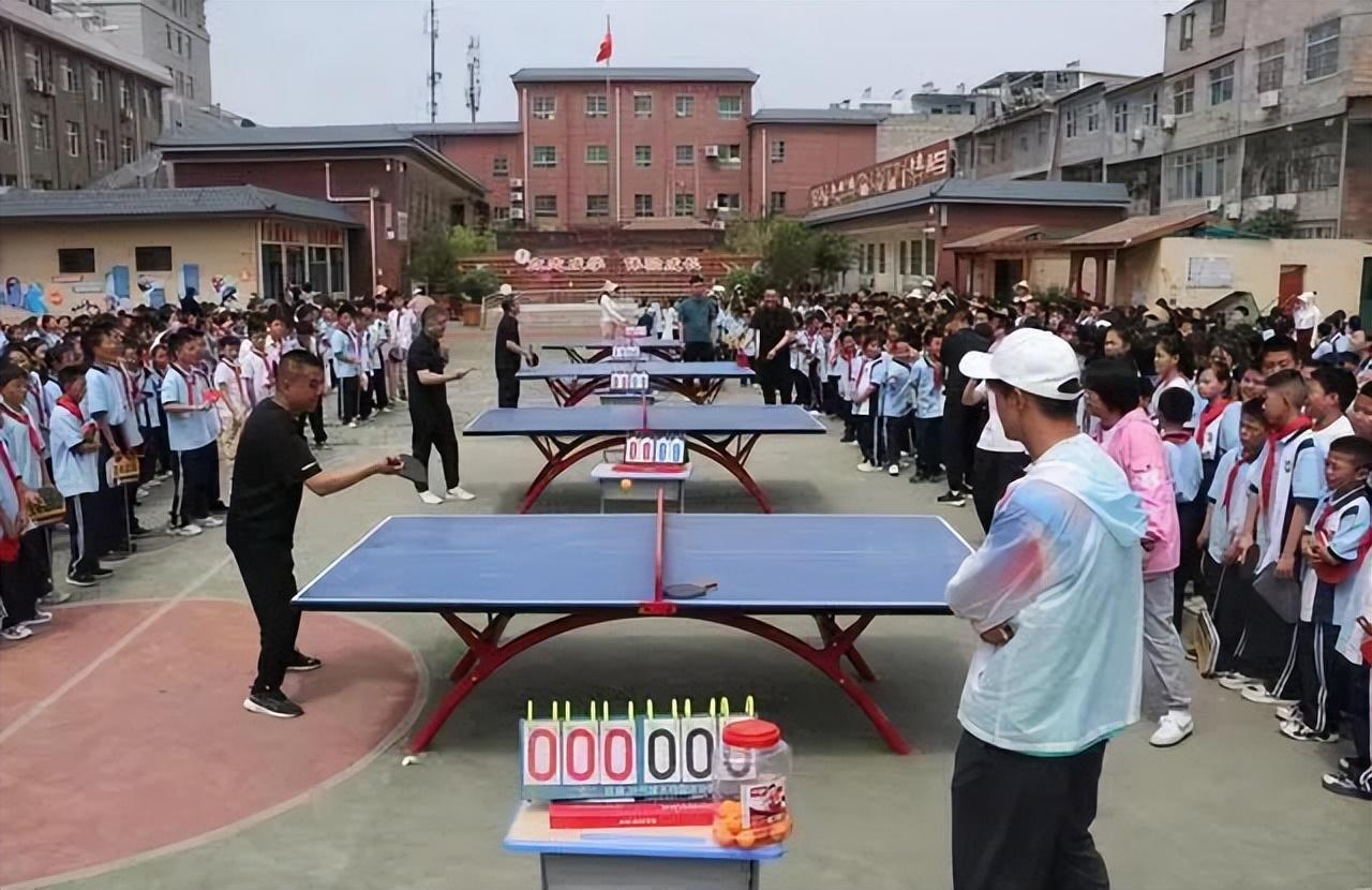临渭区胜利小学“乒乒乓乓 我心飞扬”第一届校园乒乓球比赛
