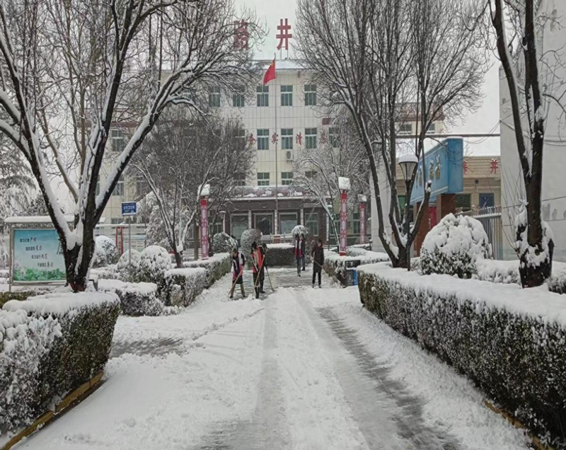 以雪为令！合阳县路井镇积极开展清雪除冰行动
