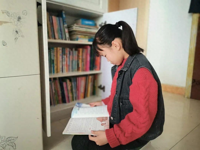 书香家庭故事：渭南高新区第一小学六年级二班张子欣